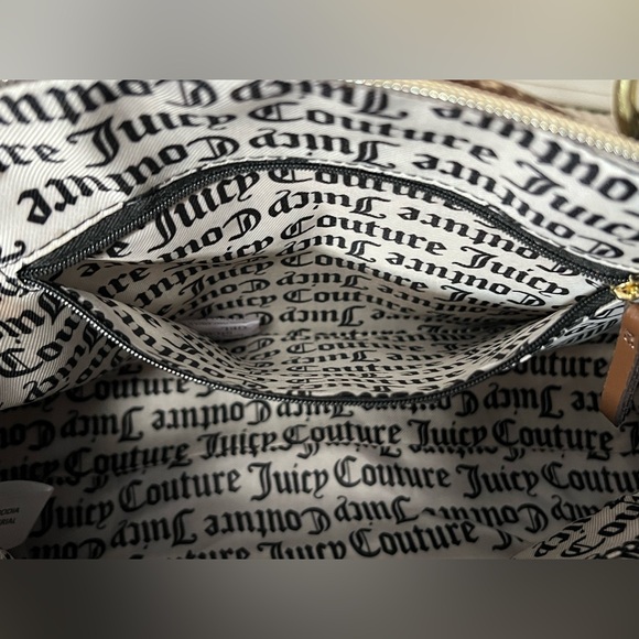 NWT Juicy Couture Chestnut Chino Glam Satchel - Picture 4 of 7